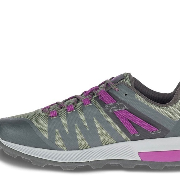 Merrell ZION FST HIKING SHOE in Grey/Purple Size 6.5 - Picture 2 of 7